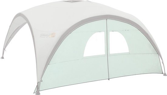 Coleman Event Shelter M Sunwall zijwand partytent - speciaal voor de Coleman Event Shelter M - zijwanden met deur - met 2 PVC ramen voor extra licht - bescherming tegen wind, zon en regen - zijwand partytent voor extra privacy - grijs
