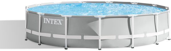 Intex Prism Frame Opzetzwembad Set - Ø 457 x 107 cm met filterpomp