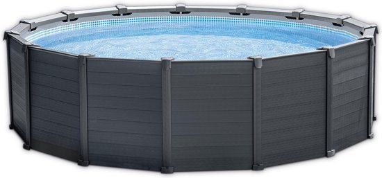 INTEX - Zwembadset - Graphite - Gray - Panel - bovengronds - 478x124 - cm