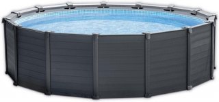 INTEX - Zwembadset - Graphite - Gray - Panel - bovengronds - 478x124 - cm