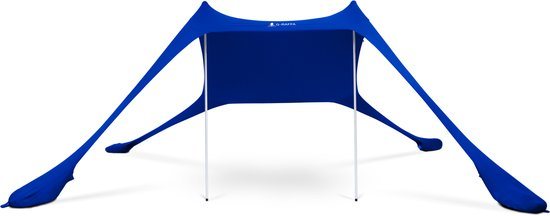 G-RAFFA Strandtent & Schaduwdoek (2x2m)– Snel Opgezet, Lichtgewicht & UPF 50+ Zonnescherm
