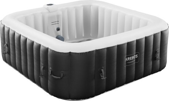 AREBOS Bubbelbad Voor 6 personen - Hottub - met Accessoires - met LED