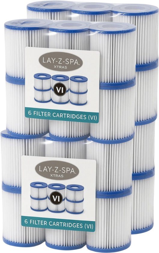Bestway Lay-Z Spa filter cartridge type VI 24 filterpatronen - set van 4x6=24 stuks