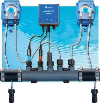 POOLTRONICS WIFI - Automatisch Chloor en Ph Dosering Systeem Waterbehandeling zwembad - MET FLOWSWITCH MET WIFI