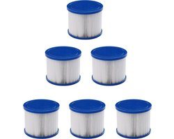 AREBOS / Xqmax 6x filterpatronen voor bubbelbad in een bubbelbad
