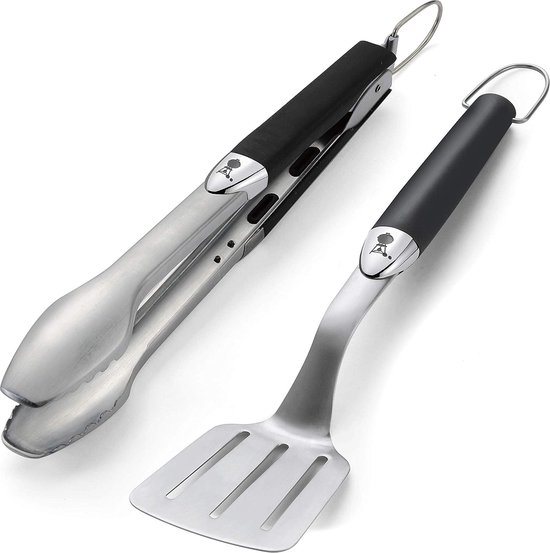 Barbecue-accessoires, roestvrij staal, hoogwaardig BBQ-bestek, met draagbare opbergkoffer, perfecte barbecue-gereedschapsset voor mannen, met vleesthermometer, cadeau,