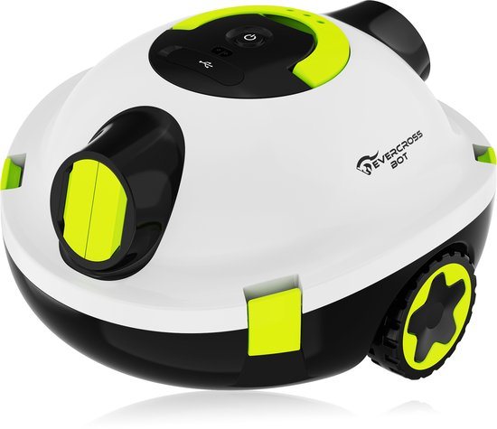 EverCross™ BOT Y10 Zwembadrobot Draadloos - Vloerreiniging tot 100m² - 90 min