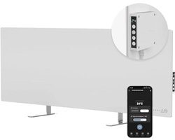 Intelligente Infraroodverwarmer 700 W - Energiezuinig en Milieuvriendelijk met WiFi, Muur- of Vloermontage