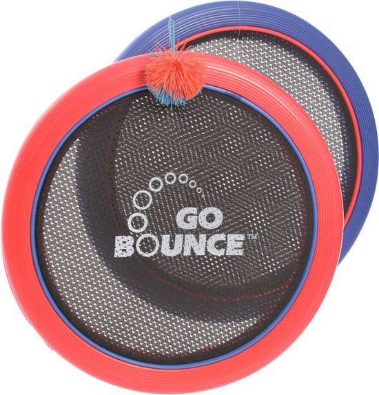 Go Bounce Dubbelpak Frisbee & Sport Disk Set – Actief Vang- en Gooispel met Zachte Bal voor Binnen en Buiten | Motoriek & Samen Spelen