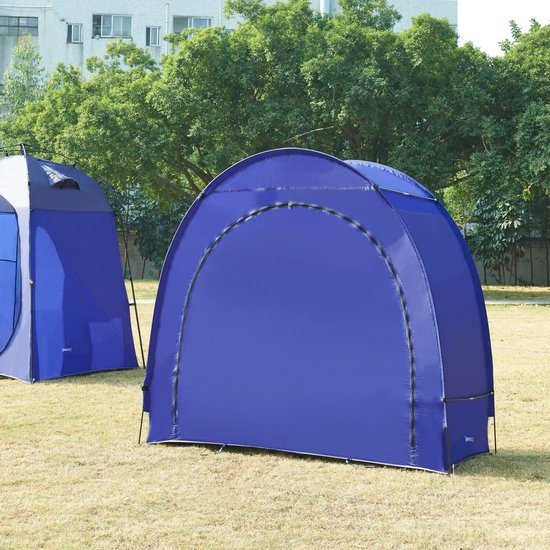 Fietstent Bergendal 198x84x160 cm blauw pro.tec