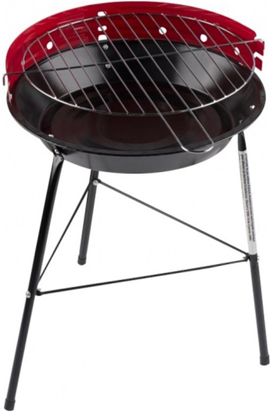 Bbq Collection Houtskoolbarbecue - 33 cm - Rood
