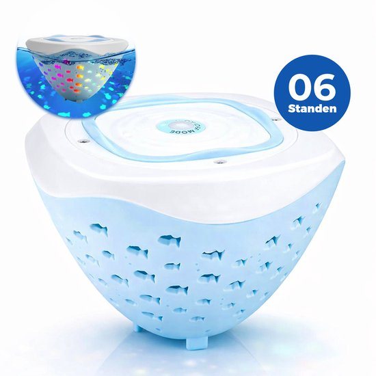 Drijvende LED Lamp Zwembad – Fish World Lichtshow – IP67 Waterdicht – Op Batterijen – 6 Standen – Visjes – Kinderbad & Jacuzzi Verlichting