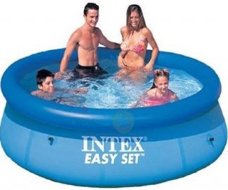 Intex Easy Set Opblaasbaar Zwembad - 244 cm - Inclusief Filterpomp