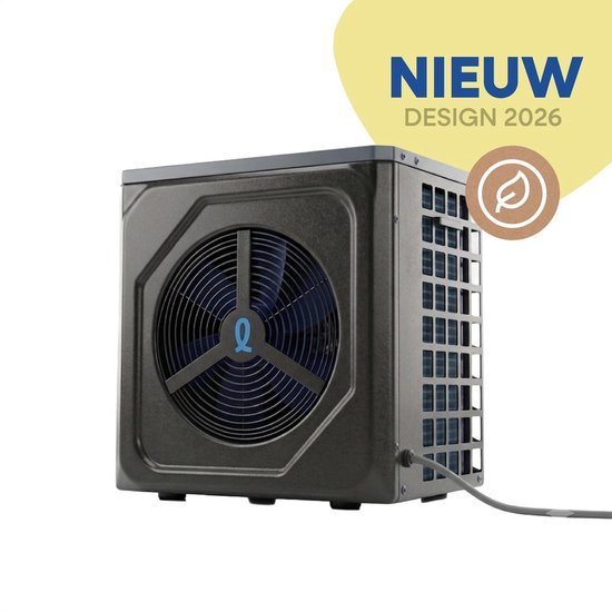 LIVIN' Zwembad Warmtepomp 3KW - Zwembad verwarming - Pool Heater - Warmtepomp Zwembad - Zwembad Heater - Vermogen van 3KW - Licht Gewicht - Plug & Play - Makkelijk te installeren - Inclusief Koppelstukken - Geschikt voor Bestway en Intex - Zwart